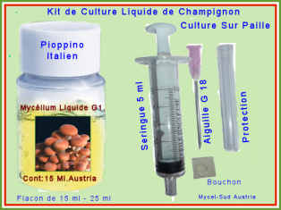Kit Culture Liquide G1 Pioppino Italien